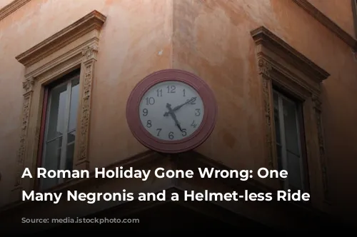 A Roman Holiday Gone Wrong: One Too Many Negronis and a Helmet-less Ride