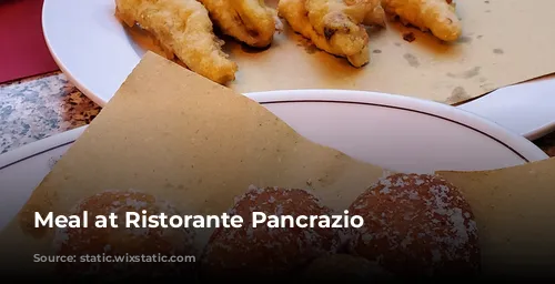 Meal at Ristorante Pancrazio