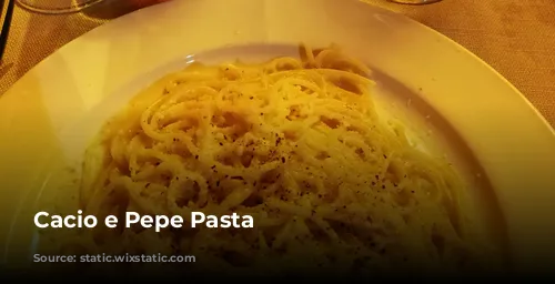 Cacio e Pepe Pasta