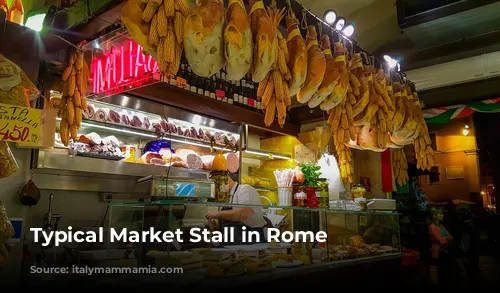 Typical Market Stall in Rome