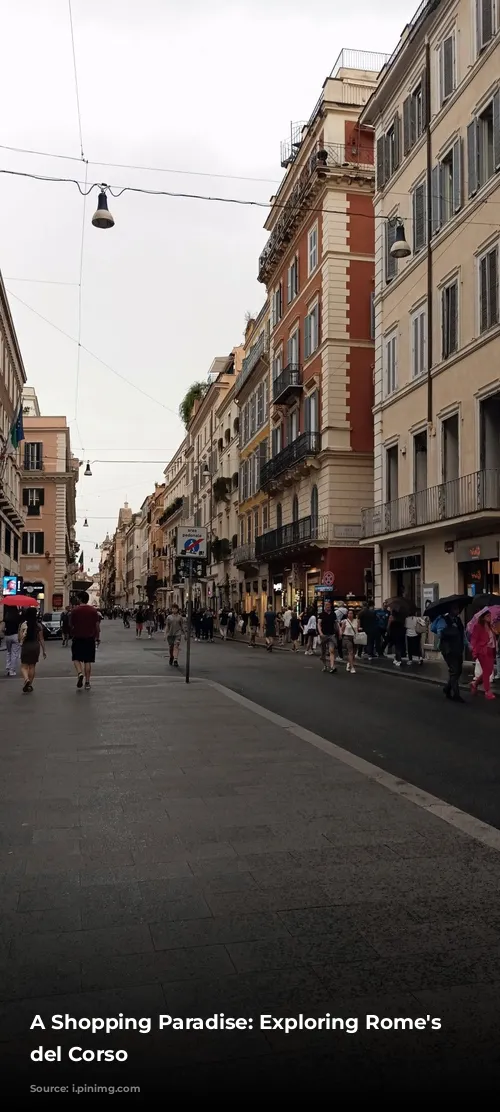 A Shopping Paradise: Exploring Rome's Via del Corso