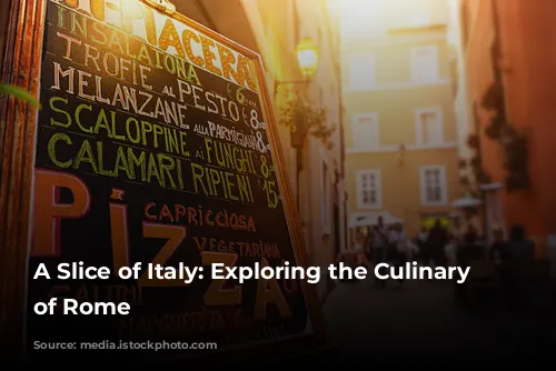 A Slice of Italy: Exploring the Culinary Gems of Rome