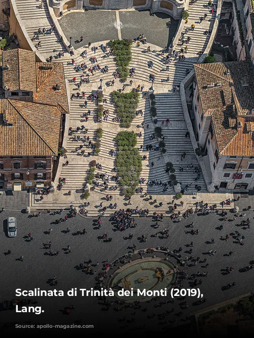 Scalinata di Trinità dei Monti (2019), Bernhard Lang.