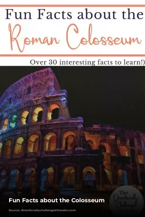 Fun Facts about the Colosseum