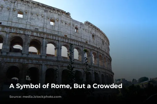 A Symbol of Rome, But a Crowded One