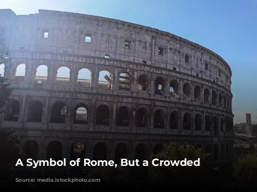 A Symbol of Rome, But a Crowded One