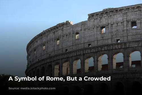 A Symbol of Rome, But a Crowded One