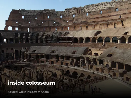 inside colosseum