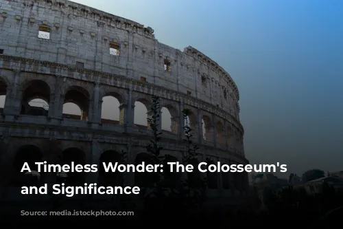 A Timeless Wonder: The Colosseum's History and Significance