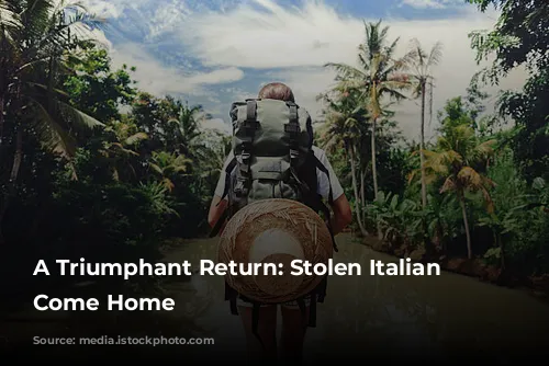 A Triumphant Return: Stolen Italian Antiquities Come Home