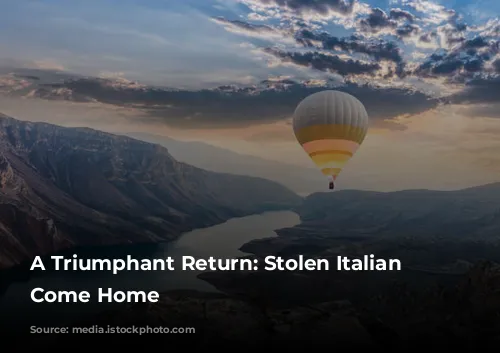 A Triumphant Return: Stolen Italian Antiquities Come Home