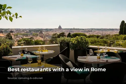 Best restaurants with a view in Rome