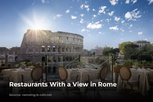 Restaurants With a View in Rome