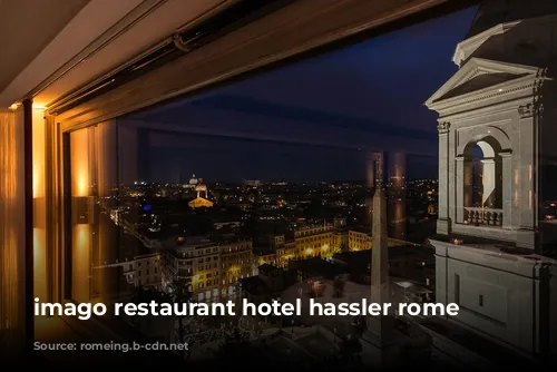 imago restaurant hotel hassler rome