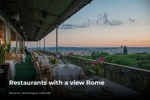 Restaurants with a view Rome