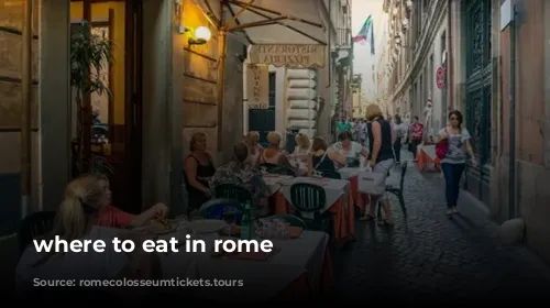 where to eat in rome