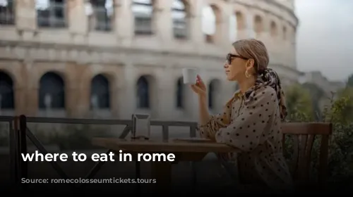 where to eat in rome