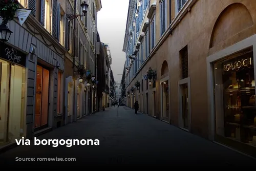 via borgognona