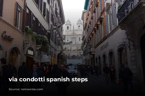 via condotti spanish steps