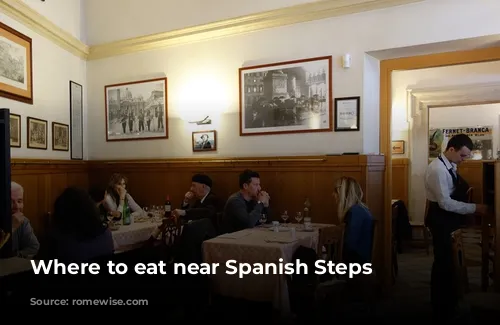 Where to eat near Spanish Steps