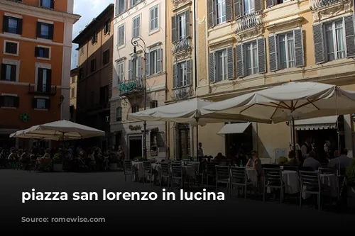 piazza san lorenzo in lucina