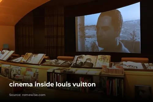 cinema inside louis vuitton