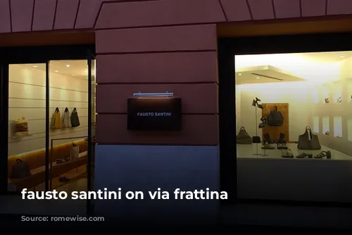 fausto santini on via frattina