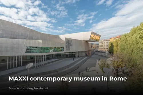 MAXXI contemporary museum in Rome