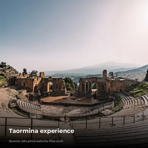 Taormina experience