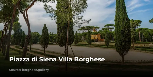 Piazza di Siena Villa Borghese