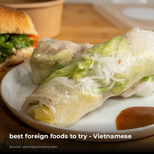 best foreign foods to try - Vietnamese