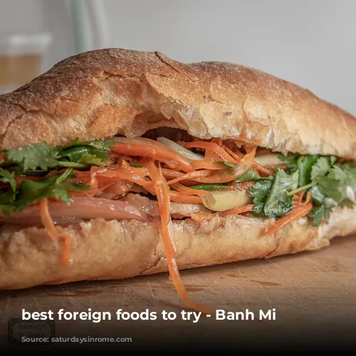 best foreign foods to try - Banh Mi