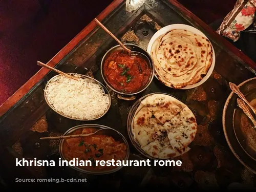 khrisna indian restaurant rome