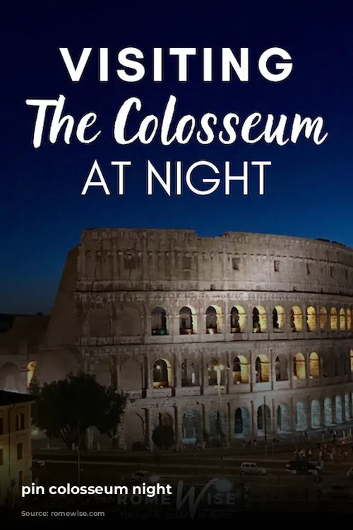 pin colosseum night