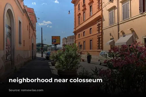 neighborhood near colosseum