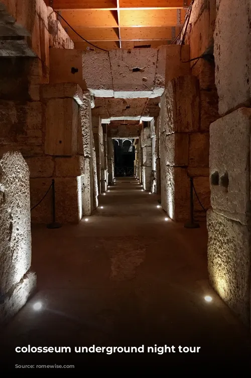 colosseum underground night tour