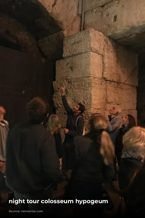 night tour colosseum hypogeum