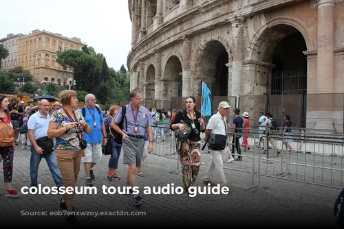 colosseum tours audio guide