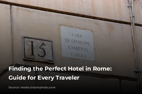 Finding the Perfect Hotel in Rome: A Guide for Every Traveler