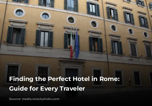 Finding the Perfect Hotel in Rome: A Guide for Every Traveler