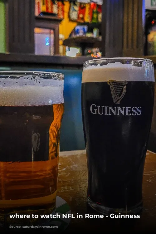 where to watch NFL in Rome - Guinness