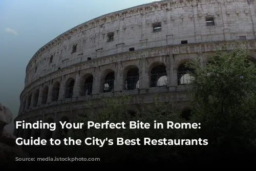 Finding Your Perfect Bite in Rome: A Guide to the City's Best Restaurants