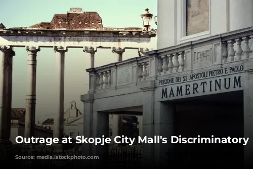 Outrage at Skopje City Mall's Discriminatory Practices