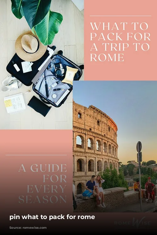 pin what to pack for rome