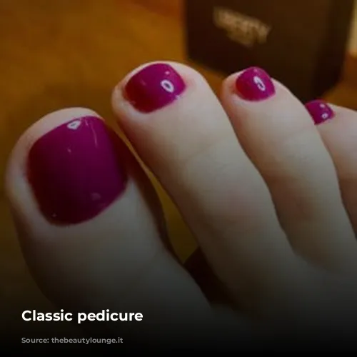 Classic pedicure