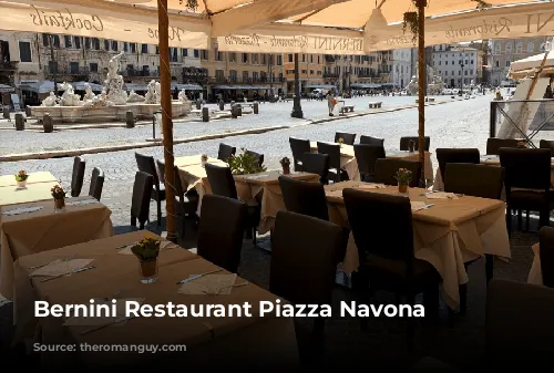 Bernini Restaurant Piazza Navona