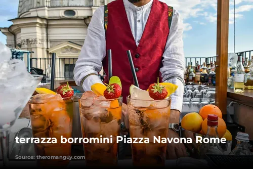 terrazza borromini Piazza Navona Rome