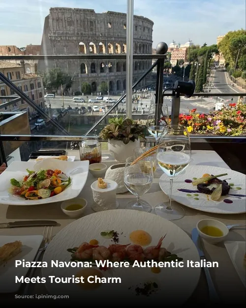 Piazza Navona: Where Authentic Italian Cuisine Meets Tourist Charm