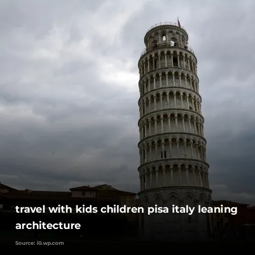 travel with kids children pisa italy leaning tower architecture