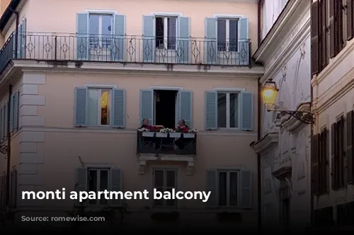 monti apartment balcony